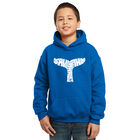 Sudadera Con Capucha Word Art Para Ni&ntilde;o - Save The Whales - Azul Rey