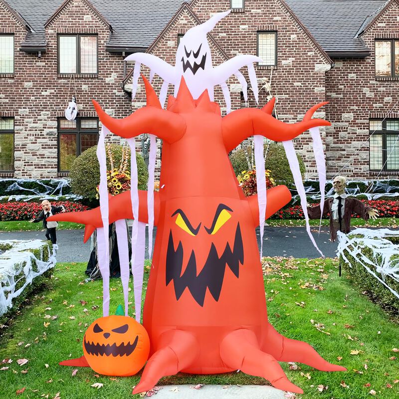 Inflable Goosh &Aacute;rbol De Halloween Led 3 m Para ... image number null