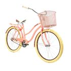 Bicicleta Mercurio Cruiser Retro Salpicaderas R26 Salmon Mediano End