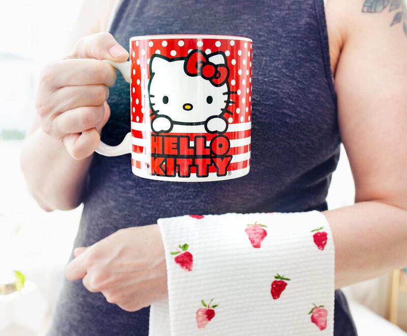 Taza Plateada Buffalo Hello Kitty Con Lunares Y... image number null