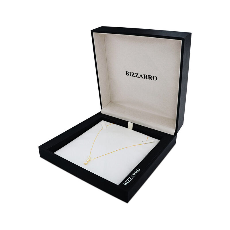 Dije De Oro Amarillo Con Cadena 14K Con Zirconi... image number null