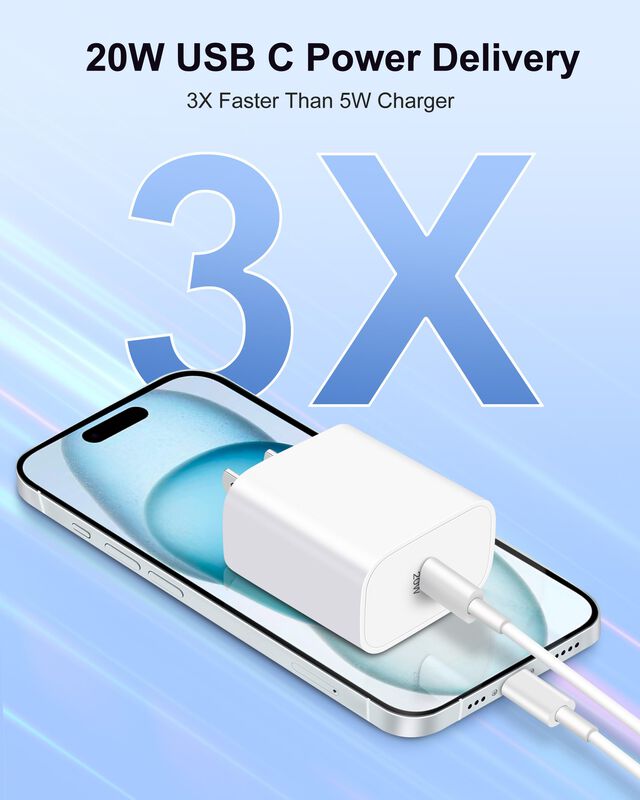 Cargador R&aacute;pido Yeahfun Usb C De 20 W Para Goog... image number null