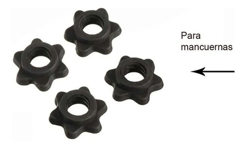 Kit de Pesas de 40lbs Mancuernas Discos Negro C... image number null