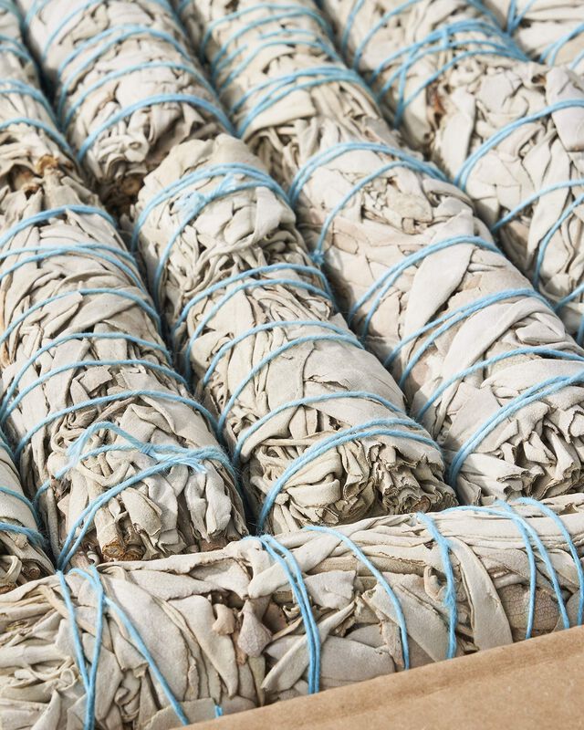 Smudge Sticks Blue River Sage White Sage, 10 Cm... image number null