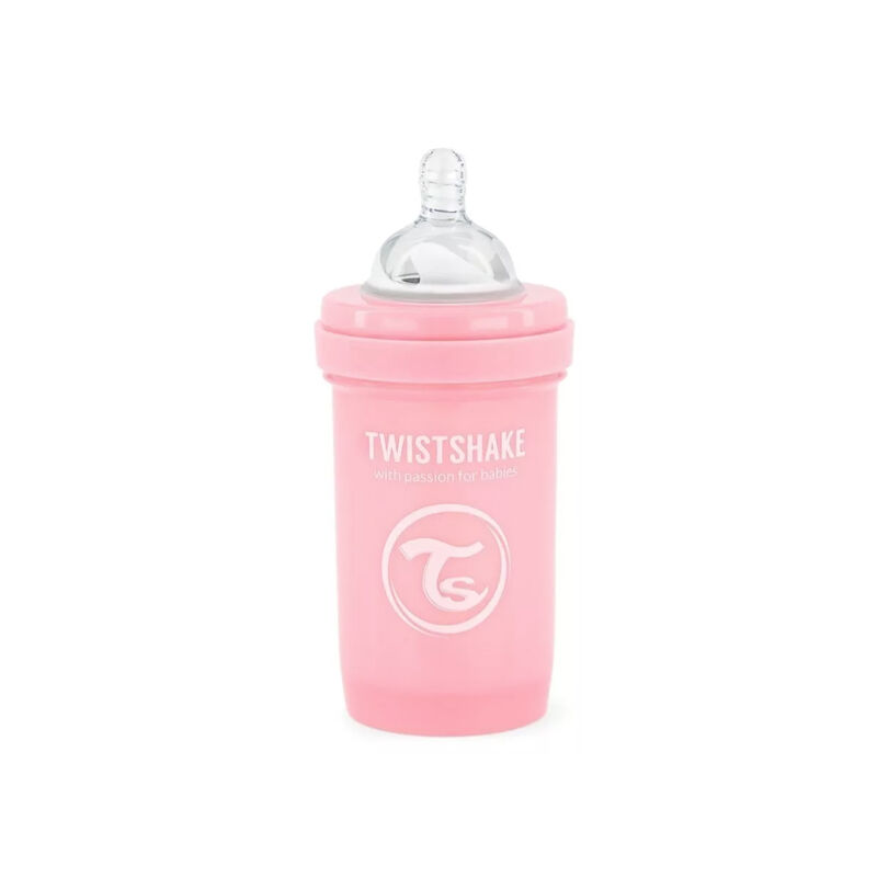 Biber&oacute;n Twistshake Anti Colic 6oz Rosa Pastel image number null
