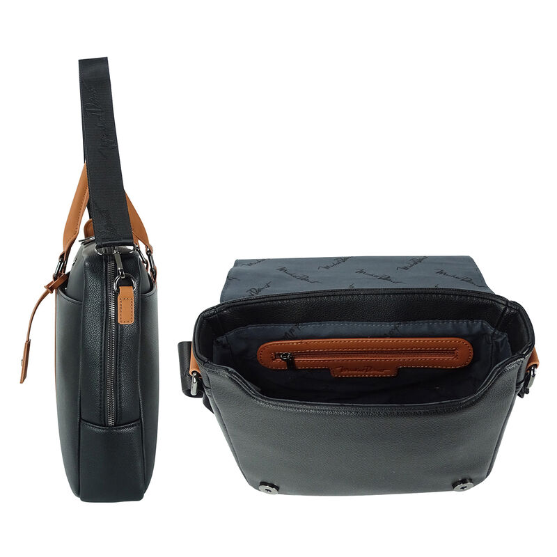 Kit Portafolio Y Bolsa Crossbody Para Caballero... image number null