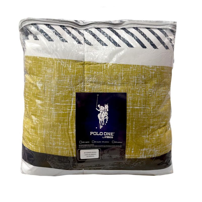 Set Edred&oacute;n King Size Polo One Veloutte Sis Pre... image number null
