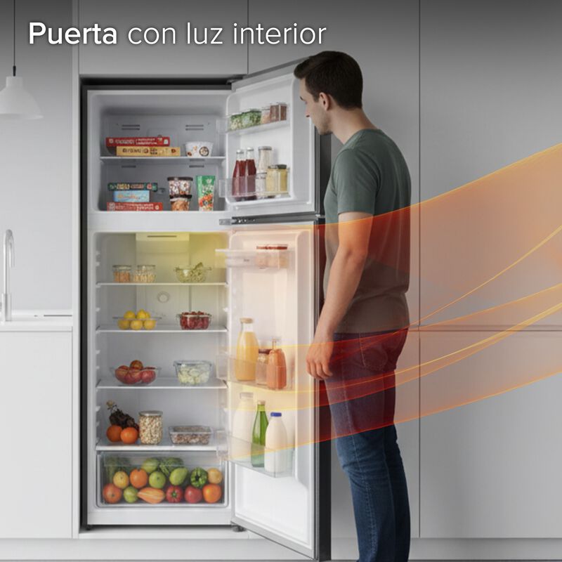 Refrigerador 12 Pies  Top Mount 334 L White Wes... image number null