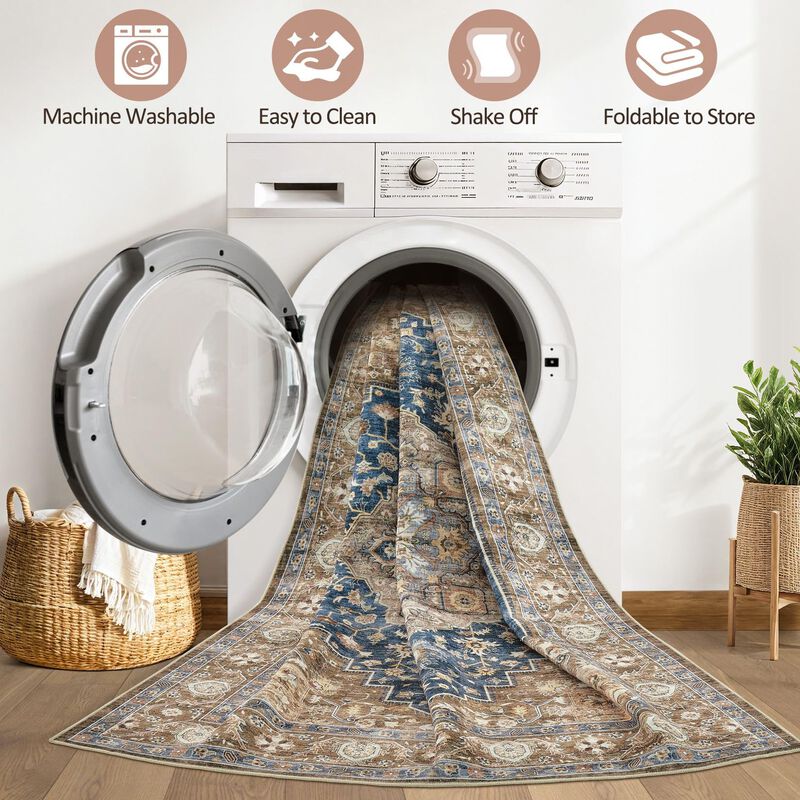 Alfombra Loongrug 178x254 Cm Lavable Estilo Boh... image number null