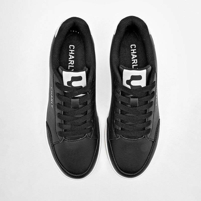 Charly tenis para mujer negro plata cod 139592-... image number null