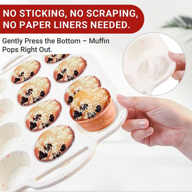 Molde Para Muffins Redfly De 12 Cavidades, Pack... image number null