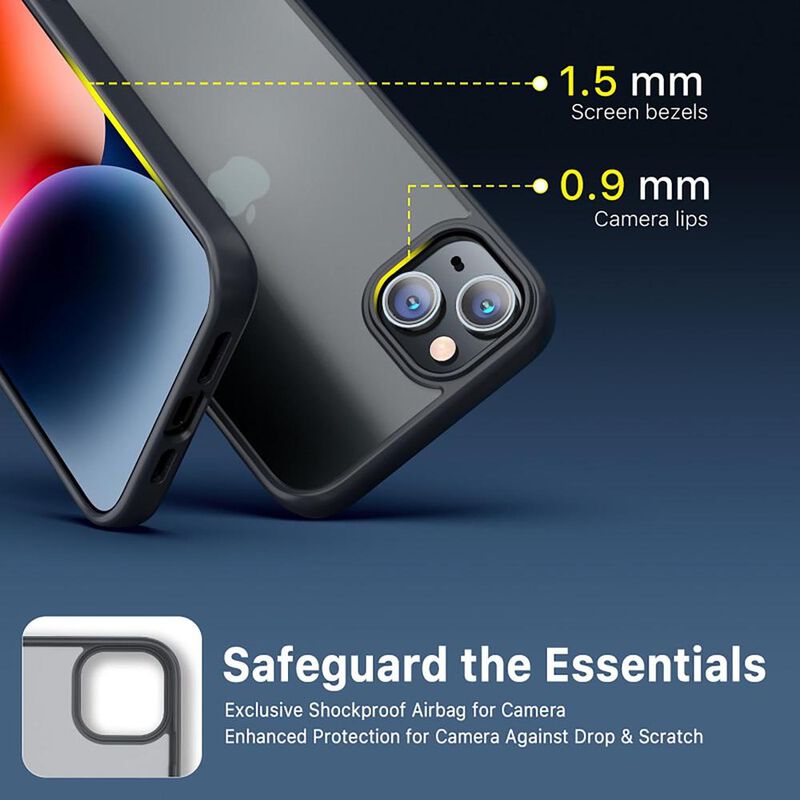 Funda MYBAT Skin Feeling para iPhone 14 - Negra image number null