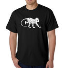 Camiseta Word Art Para Hombre - Monkey Business - Negro