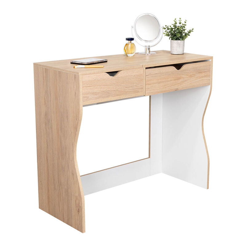 Mueble Tocador Perlak Beige Y Blanco Virtual Mu... image number null