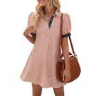 Vestido Mini Rayas Wenrine Manga Corta