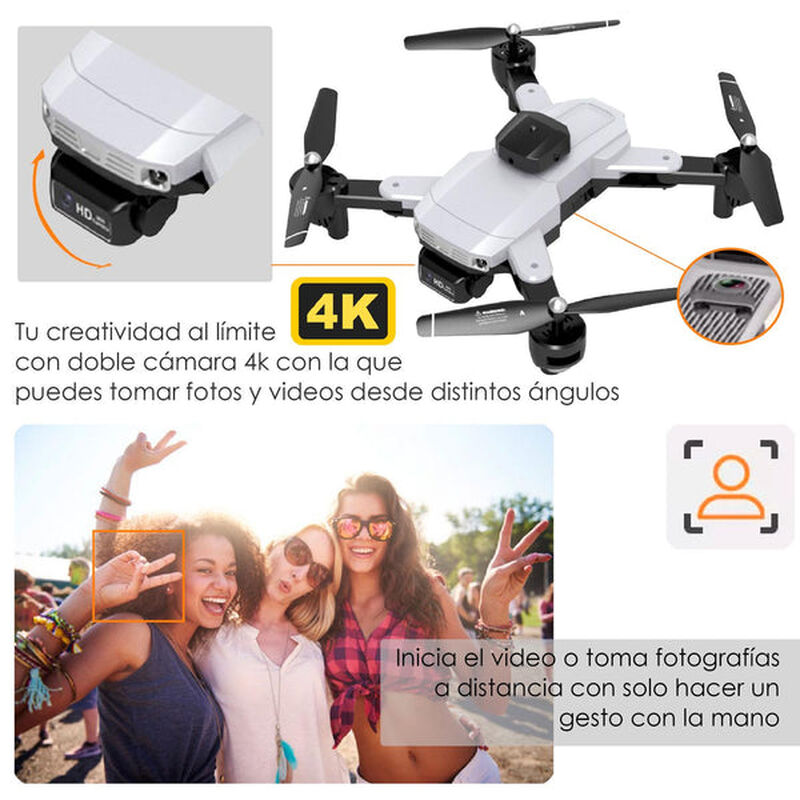 Drone Vak 965 Doble Cámara 4k Video Láser Evita... image number null