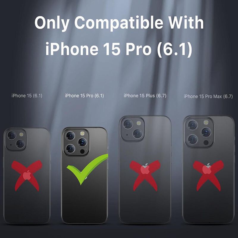 Funda MYBAT Cartera para iPhone 15 PRO Negra Ex... image number null