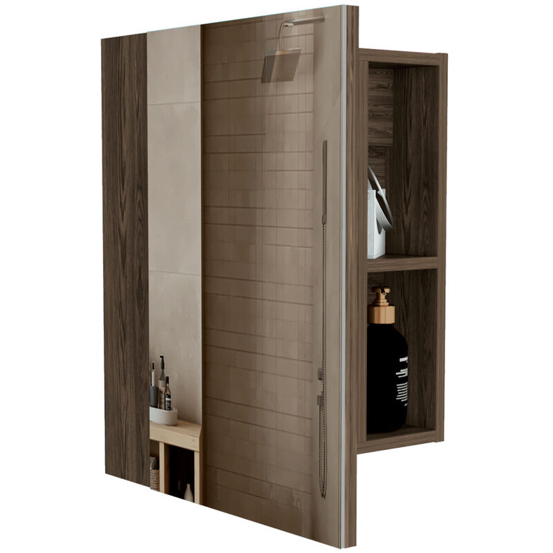Gabinete Para Baño Labell Chocolate Con Puerta ... image number null