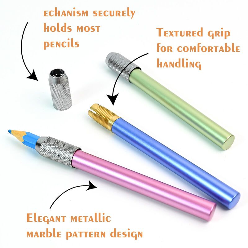 Extensor De L&aacute;piz Dirvcp - Pack De 6 Colores Su... image number null