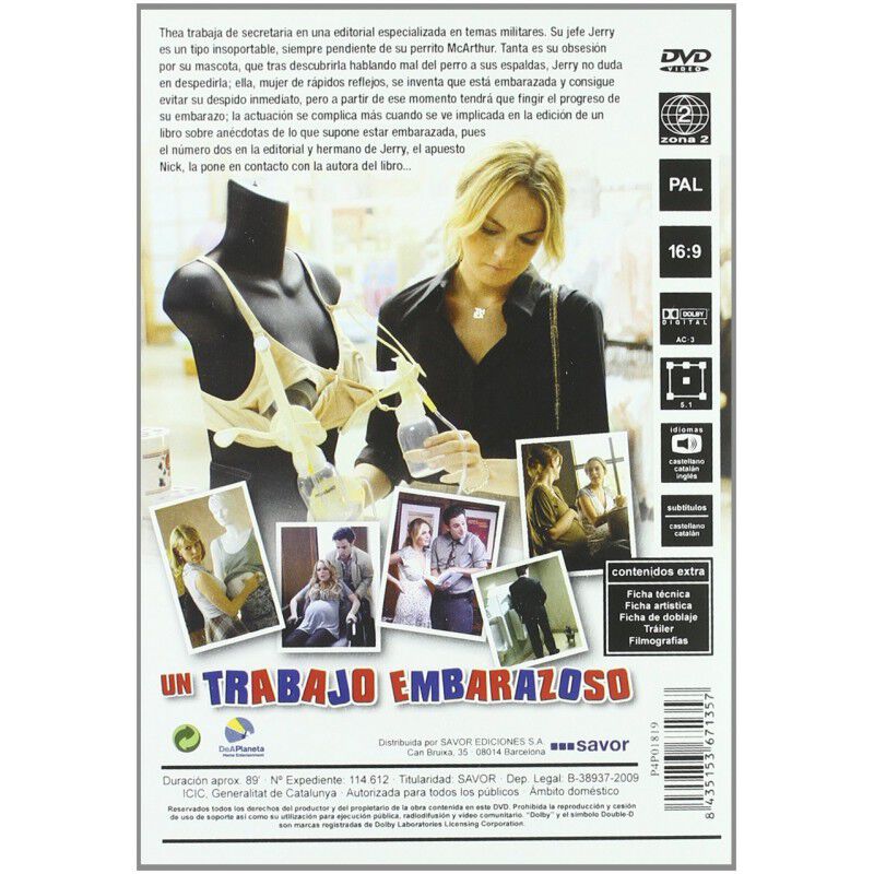 Un Trabajo Embarazoso [dvd] (2009) Labor Pains image number null