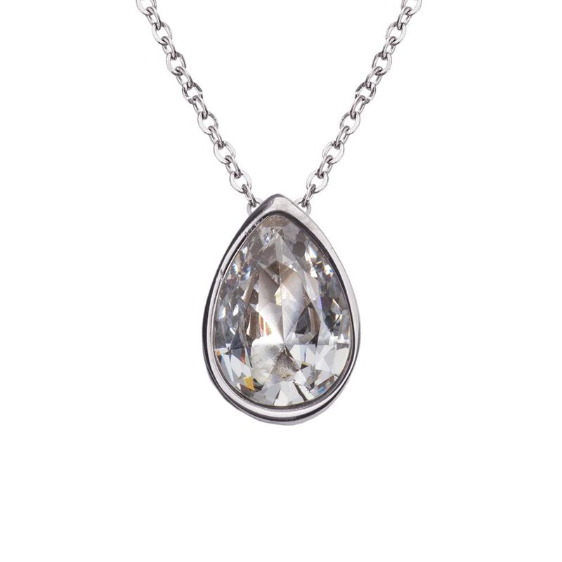 Collar Mujer Acero Inoxidable Zirconia C&uacute;bica R... image number null