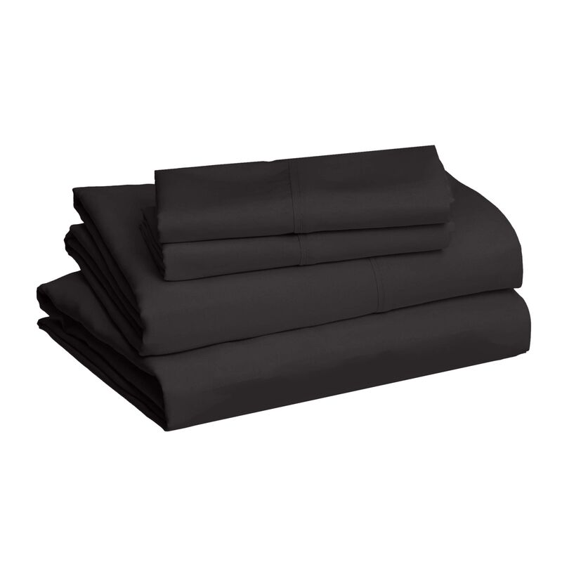 Juego De S&aacute;banas Amazon Basics, Ligero, De Micr... image number null