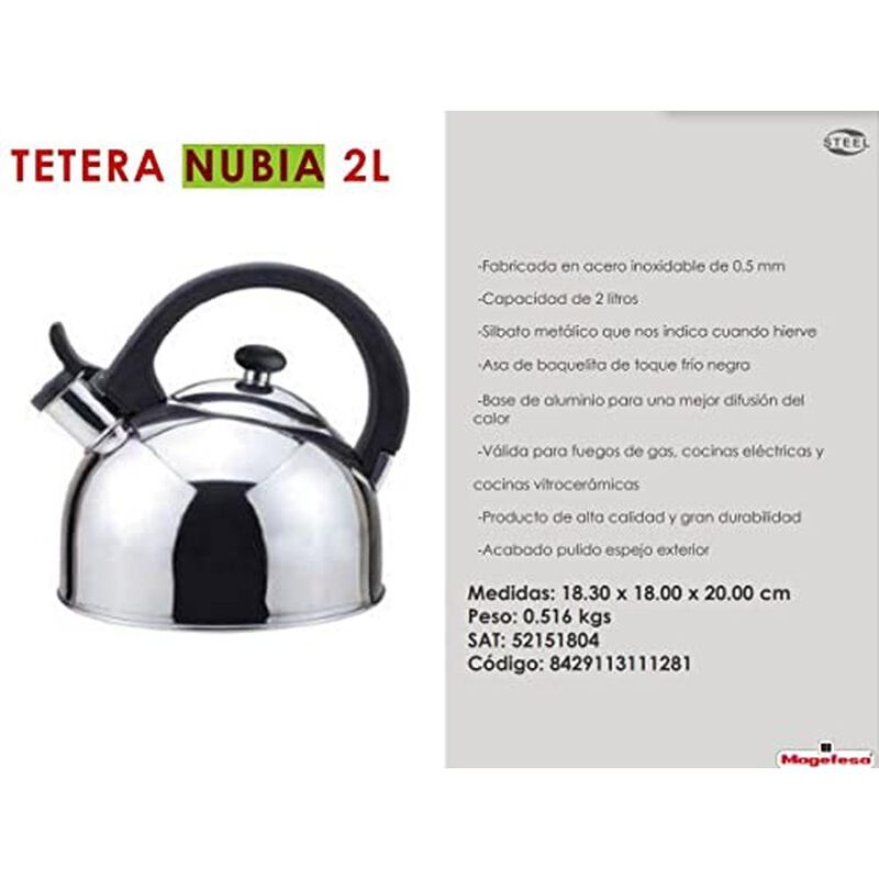 Tetera Nubia 2 Litros image number null