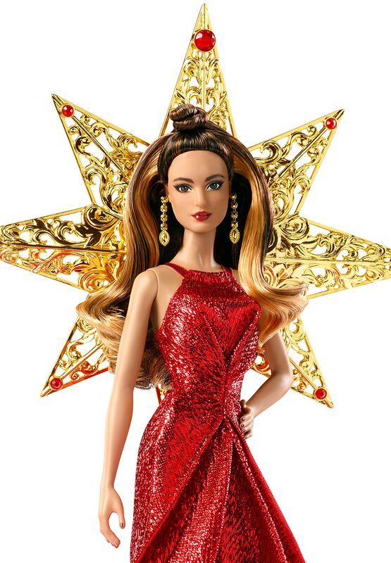 Mu&ntilde;eca Barbie Teresa Holiday 2017 Morena Con Ve... image number null