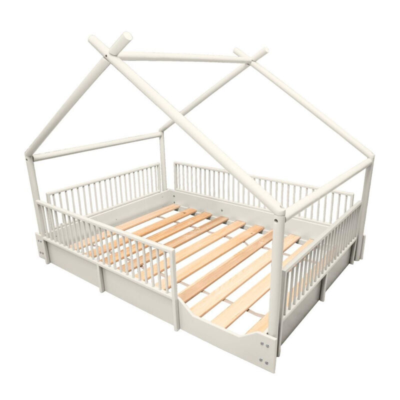 Matrimonial - Cama Chalet Montessori de Madera ... image number null