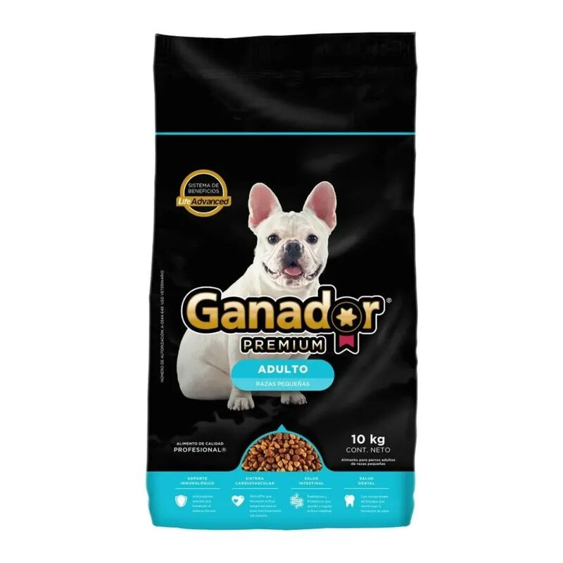 Alimento Seco Para Perro Ganador Razas Peque&ntilde;as... image number null