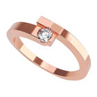 Anillo de Compromiso de 14K con Diamante de Laboratorio 0.20 CT F VS1 Talla 8.5 ORO ROSA 14K&ndash; / FJ757-20-14R-LG-85