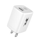 Cargador Ac Ampnergy Dual Usb-c Pd 20w Universal Blanco (sin Cable)