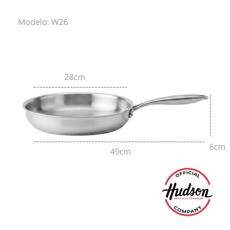 Sart&eacute;n Hudson W26, Triple Fondo, Acero Inoxidab... image number null
