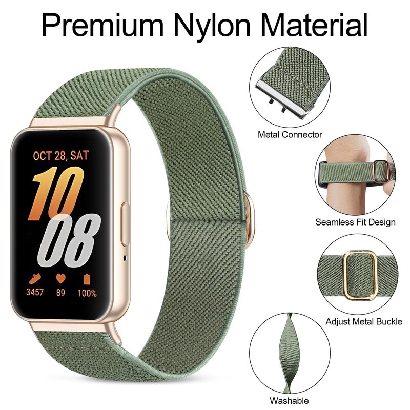 Correa de Nylon para Galaxy Fit 3 Conidido - Pa... image number null