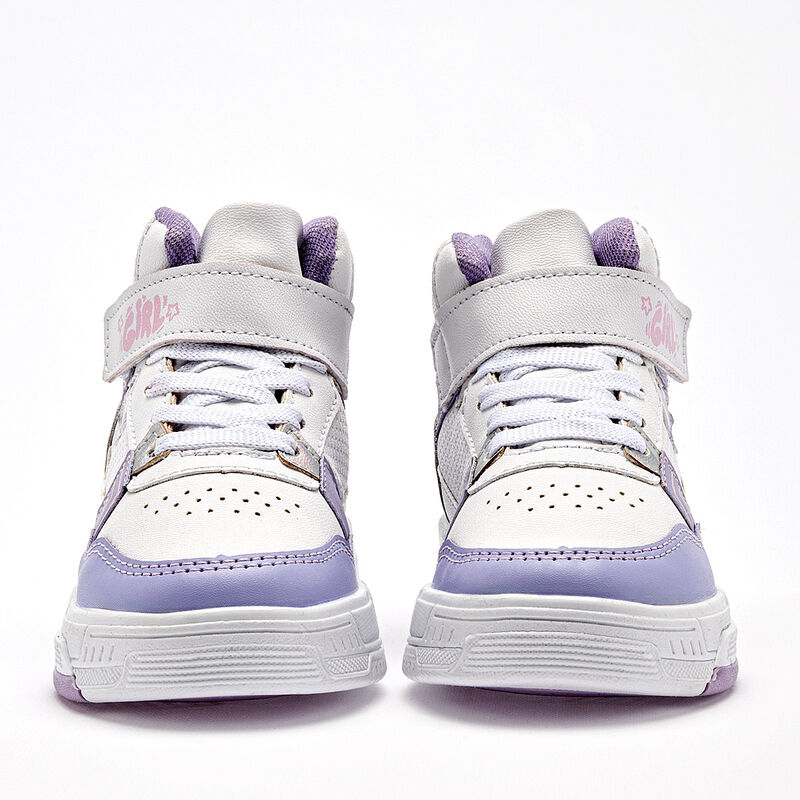 Lux-10 tenis para BEB&Eacute; blanco lila plata cod 14... image number null