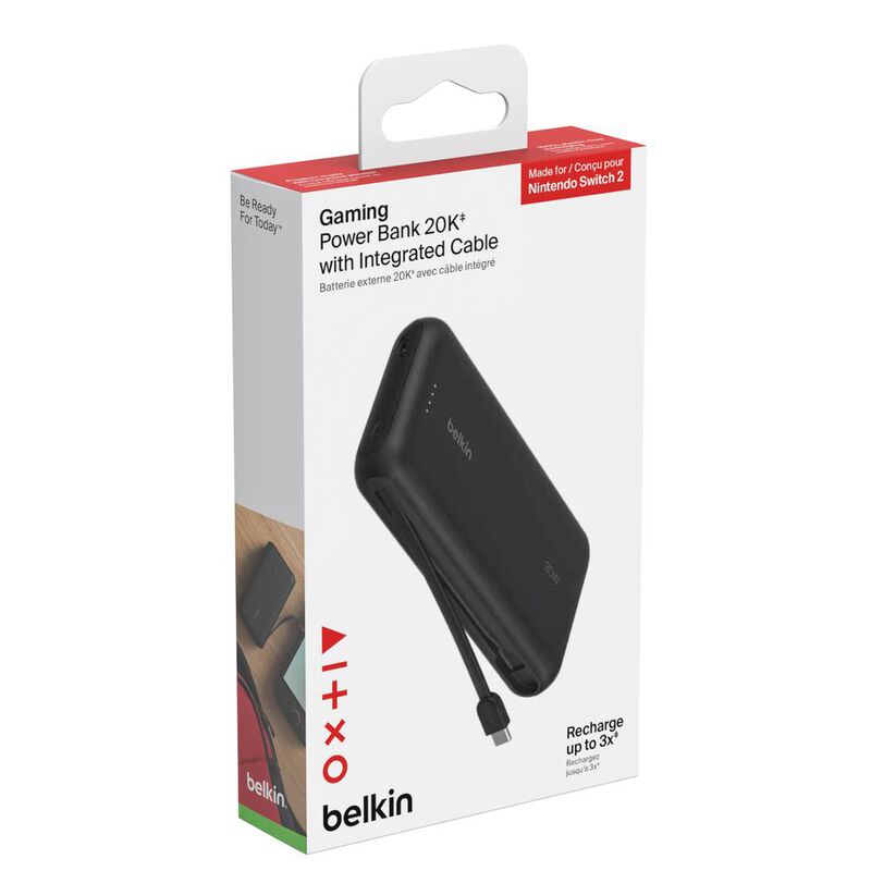 Powerbank 20000MAH Con Cable Para Nintendo Swit... image number null