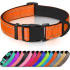 Collar Reflectante Joytale De Neopreno Para Perro, Talla L, Color Naranja