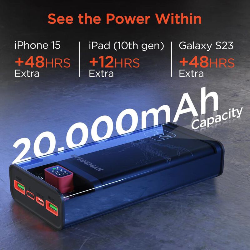 Batería De 20000Mah De Usb C Usb A Carga Rápida... image number null