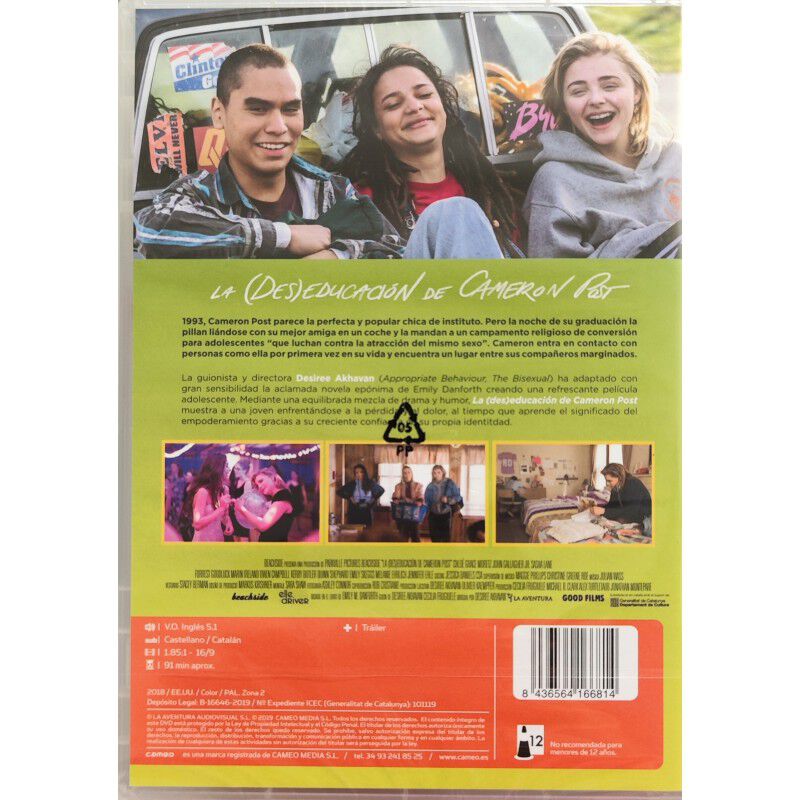La (des)educaci&oacute;n De Cameron Post [dvd] 2018 image number null