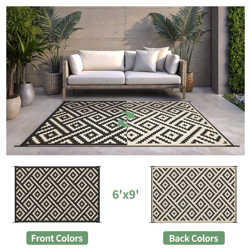 Alfombra Sarben Outdoor De 183 X 274 Cm, Imperm... image number null