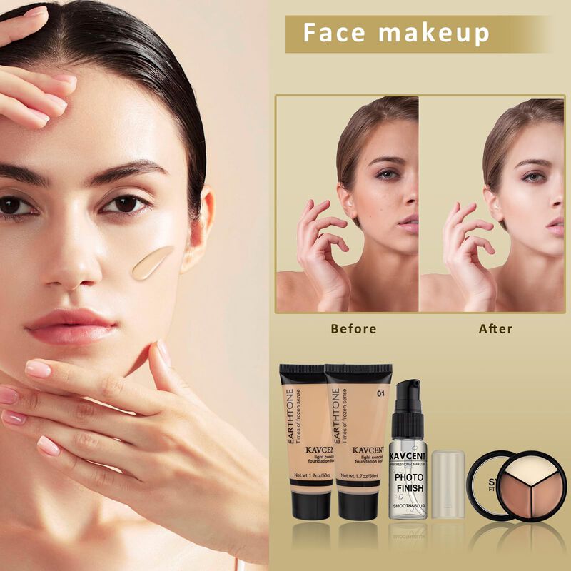 Kit De Maquillaje Kavcent Para Mujeres Adolesce... image number null