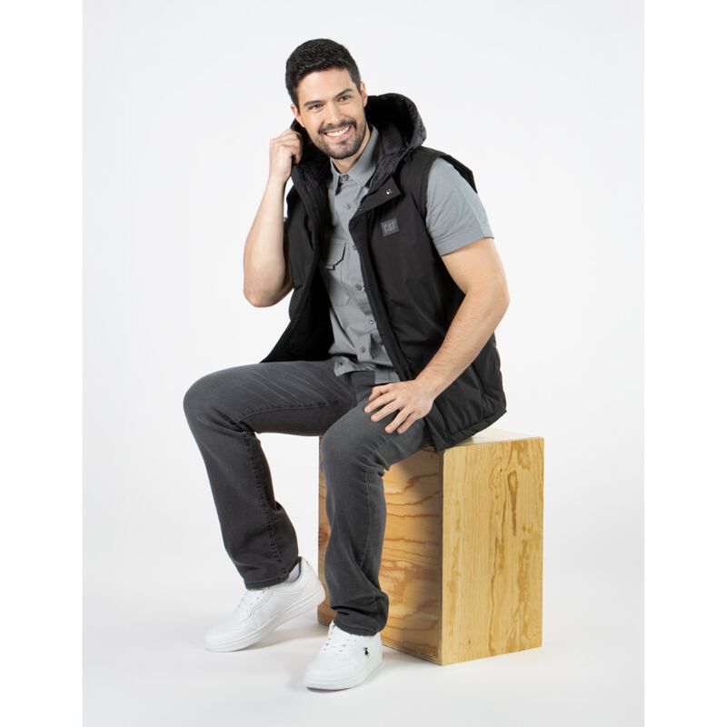 Chaleco Negro Ligero Para Hombre Caterpillar image number null