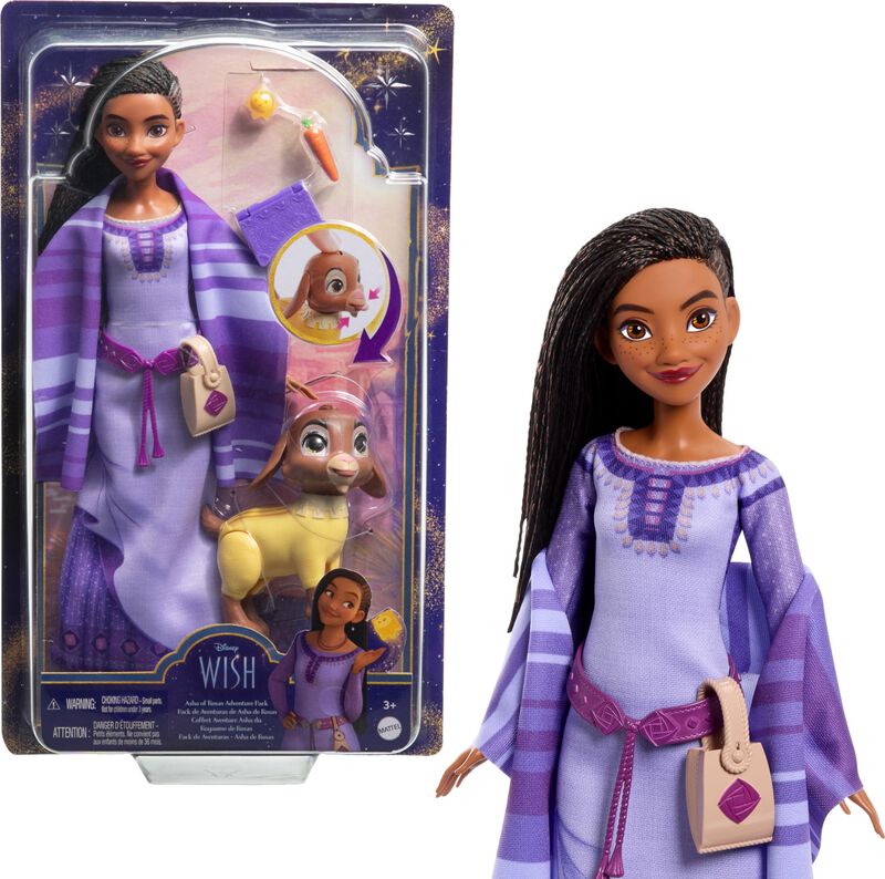 Mu&ntilde;eca De Moda Mattel Disney Wish Asha De Rosas... image number null