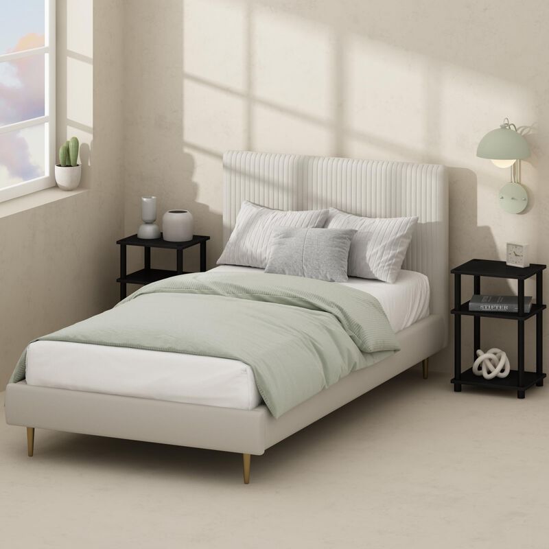 Mesita De Noche Furinno Just, De 3 Niveles, Tur... image number null