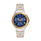 Reloj Nivada Millionaire Dama Bicolor Azul Romano