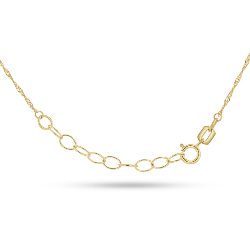 Dije De Oro Florentino Con Corazon 14K (45 Cm) image number null