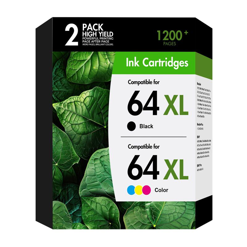 Cartuchos De Tinta Hueflow 64xl Paquete De 2 Un... image number null