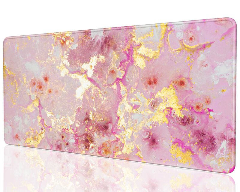 Alfombrilla De Rat&oacute;n Niniubye 81 cm X 41 cm Ros... image number null