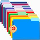 Carpeta De Archivo Wememorn 8.5 X 11 Pulgadas &ndash; Pack De 120 Colores Surtidos