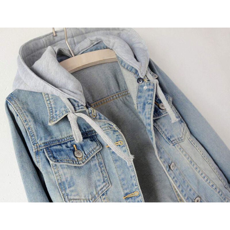 Chaqueta Vaquera Lifeshe con Capucha Desmontabl... image number null